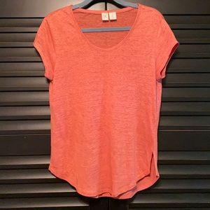 Rose Colored Linen Top